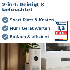 Smartreiniger 2 in 1 Luftreiniger/befeuchter