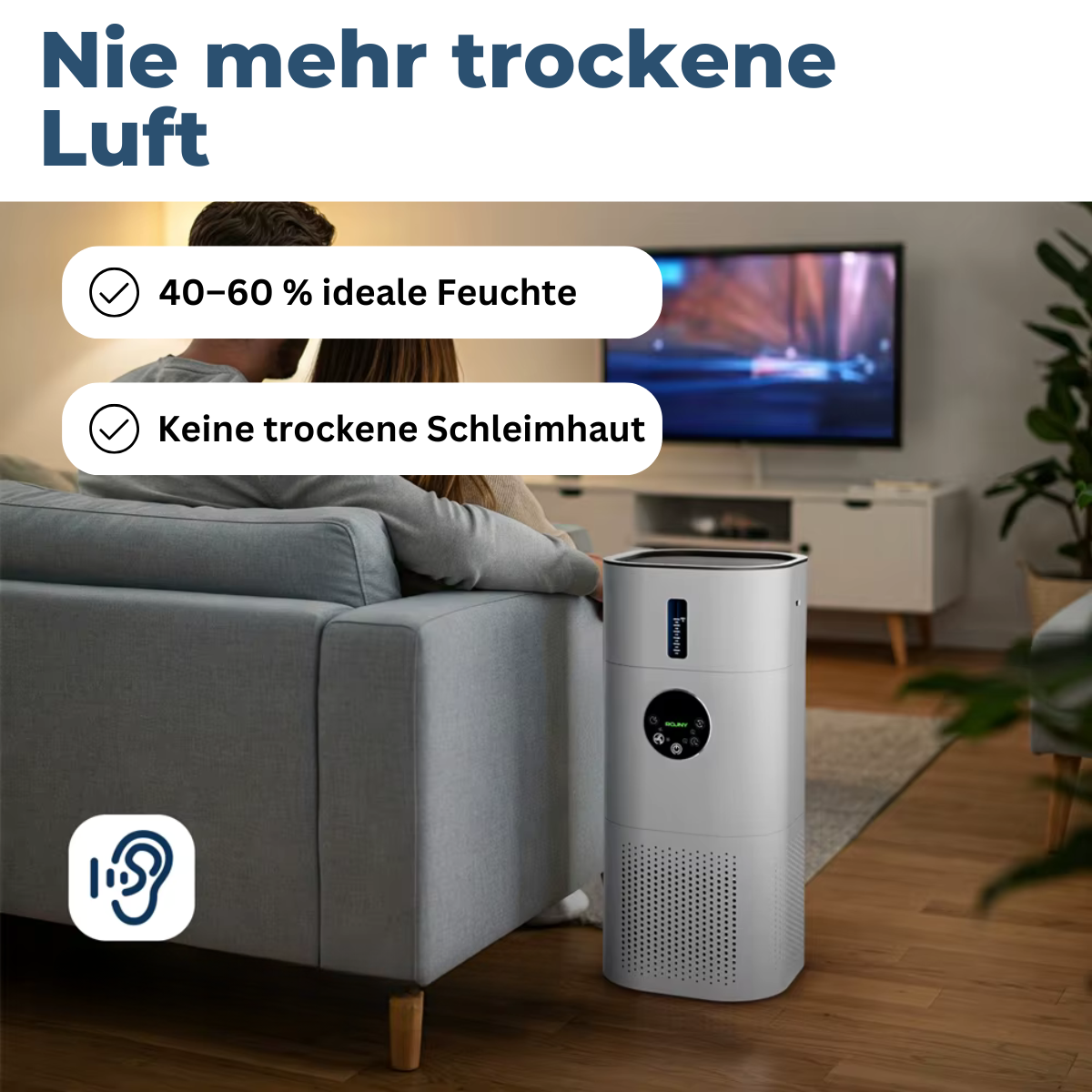 Smartreiniger 2 in 1 Luftreiniger/befeuchter