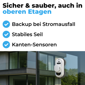 Smartreiniger Fensterputzroboter mit Fernbedienung